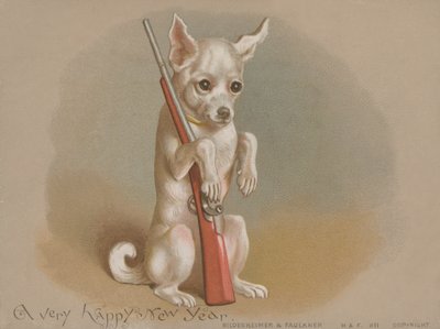 Neujahrskarte von American School